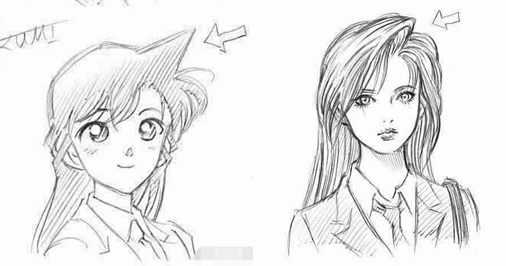 《名偵探柯南》小蘭的長角髮型竟是以這位日本知名女星為原型！－動漫的故事
