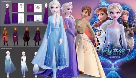 《冰雪奇緣2》服裝設計初稿大揭秘，光是 Elsa 的禮服竟然就有 6 個版本… – 我們用電影寫日記
