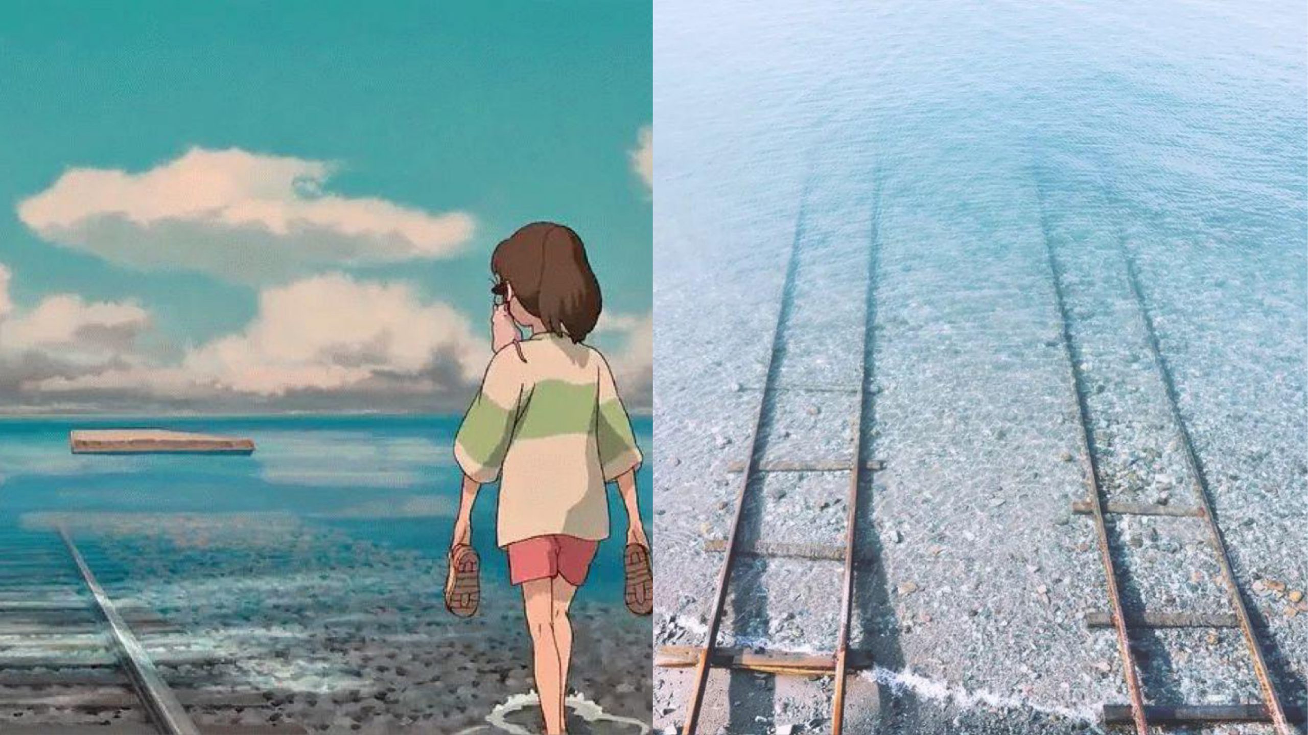 美如《神隱少女》！當火車遇上大海，日本美景居然這麼多！- 我們用電影寫日記